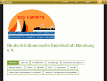 Tablet Screenshot of dig-hamburg.org